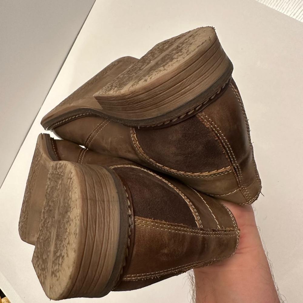 Structure Lionel Men's Leather Chukka Boots in Brown Size 9.5 - Picture 8 of 12